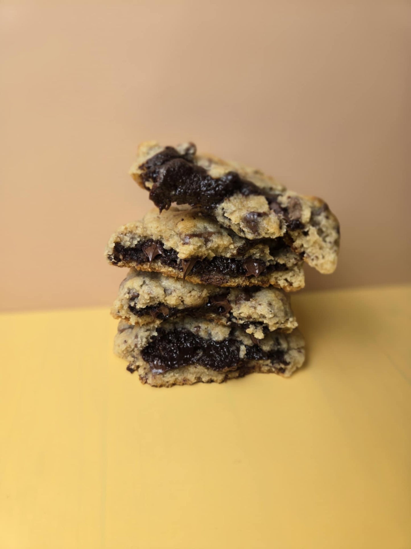 Crownie (Brownie filled chocolate chip cookie)