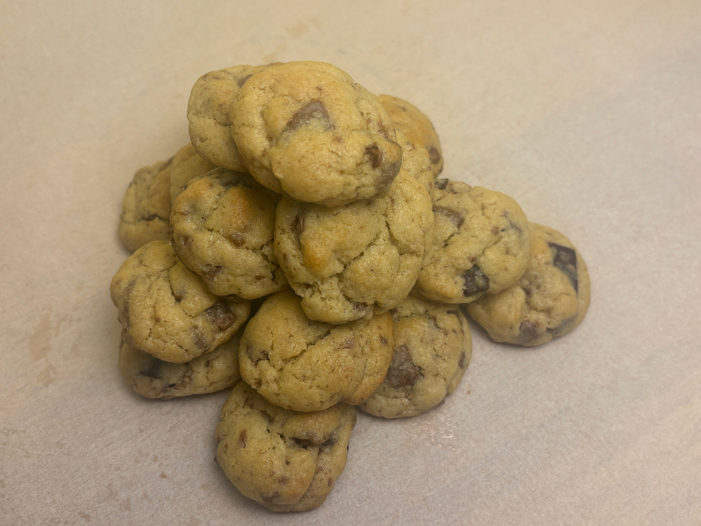 Mini chocolate chip cookie goodie bag