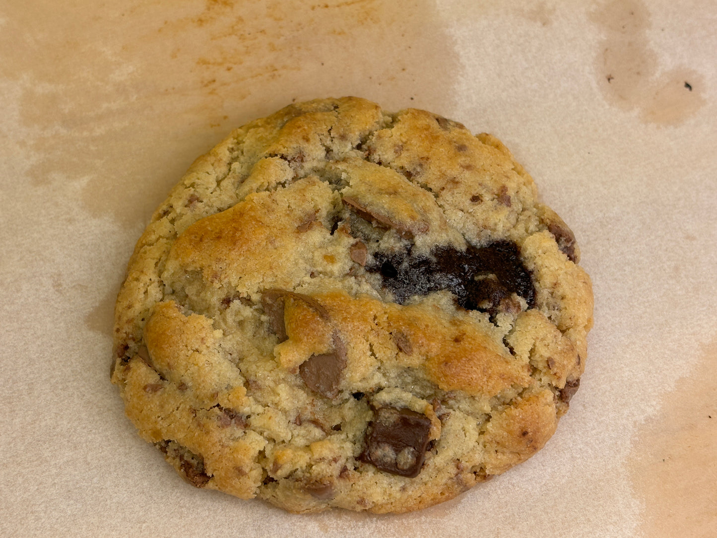 Crownie (Brownie filled chocolate chip cookie)