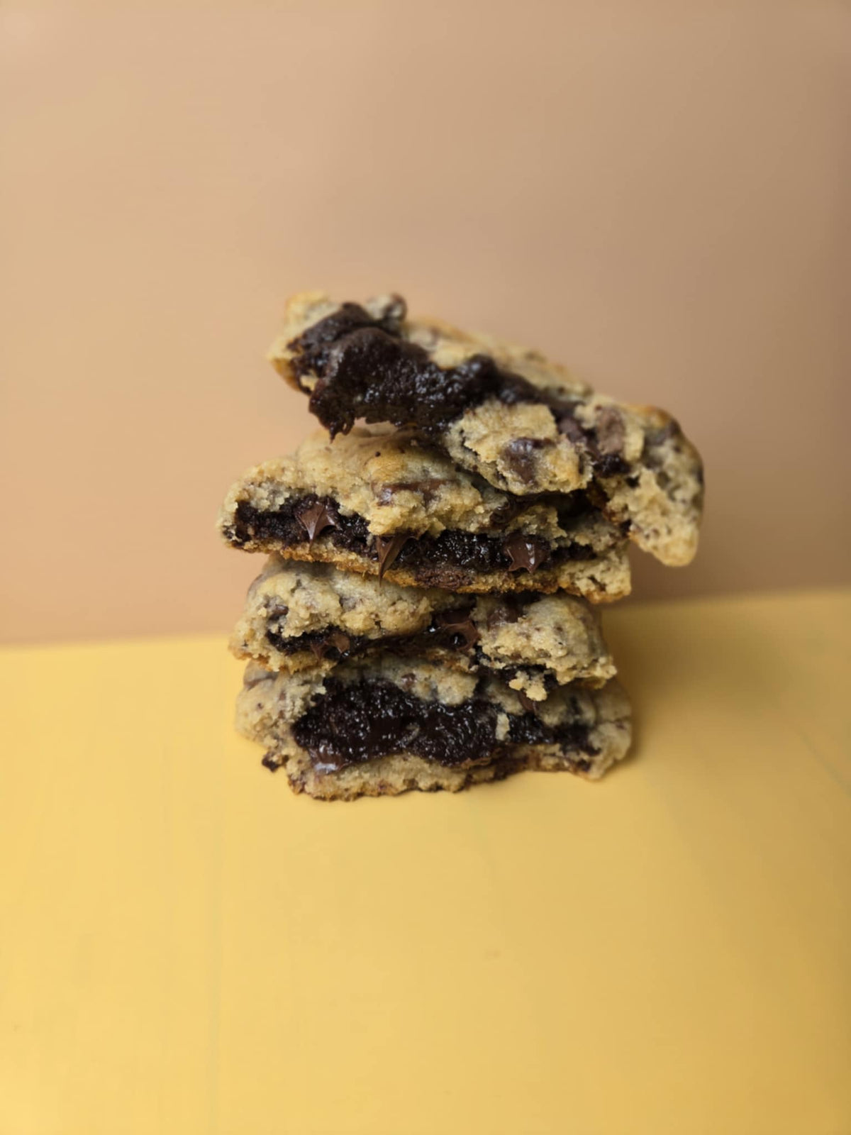 Crownie (Brownie filled chocolate chip cookie)