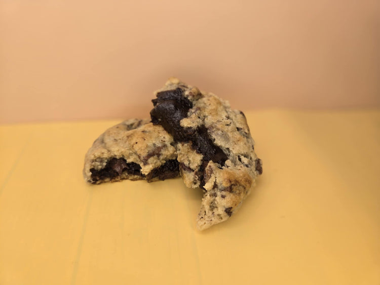 Crownie (Brownie filled chocolate chip cookie)