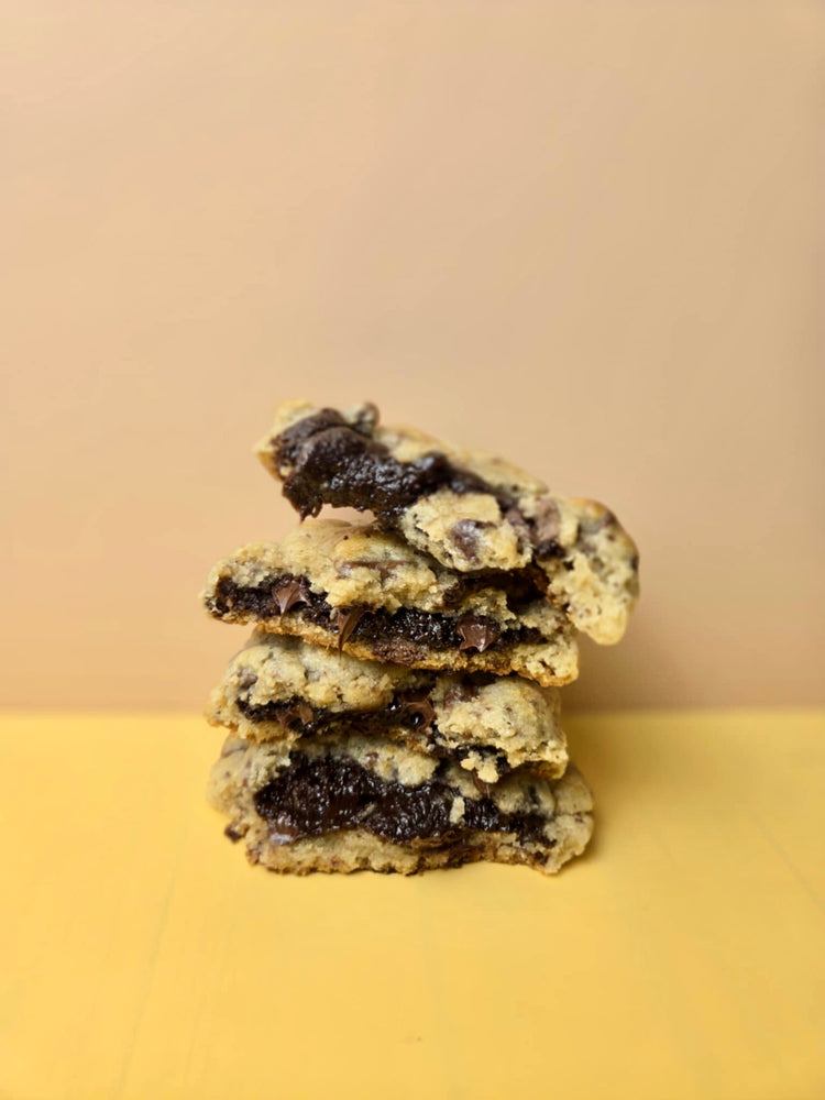 Crownie (Brownie filled chocolate chip cookie)