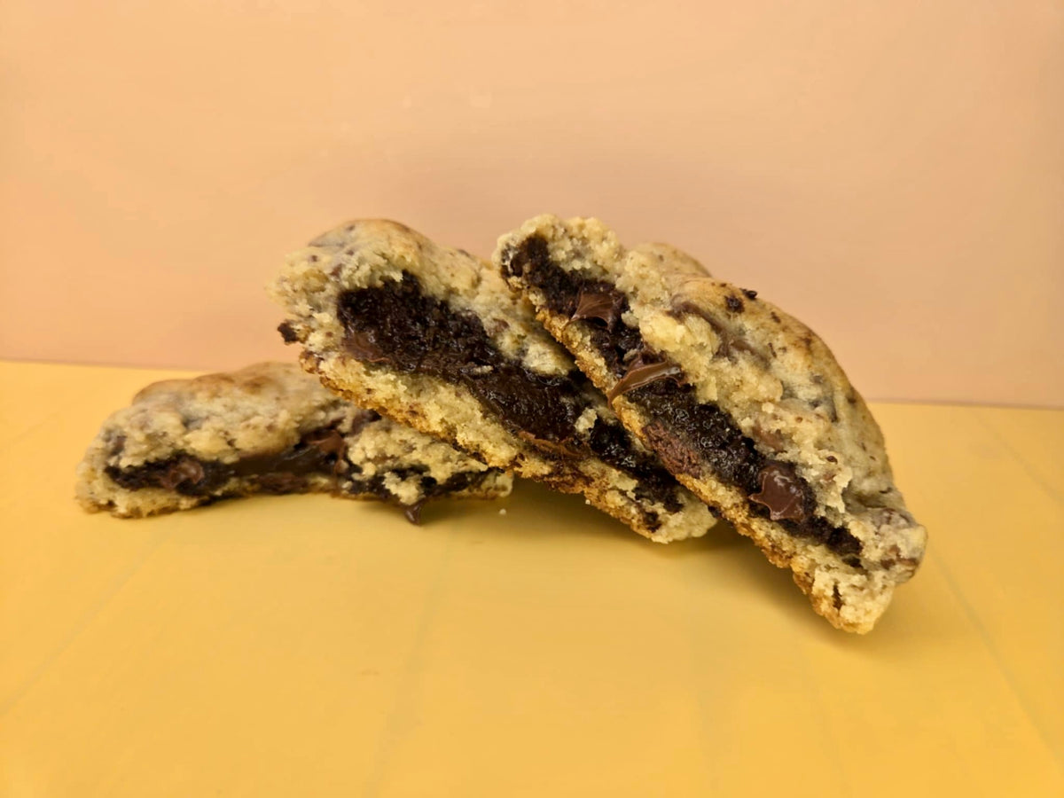 Crownie (Brownie filled chocolate chip cookie)