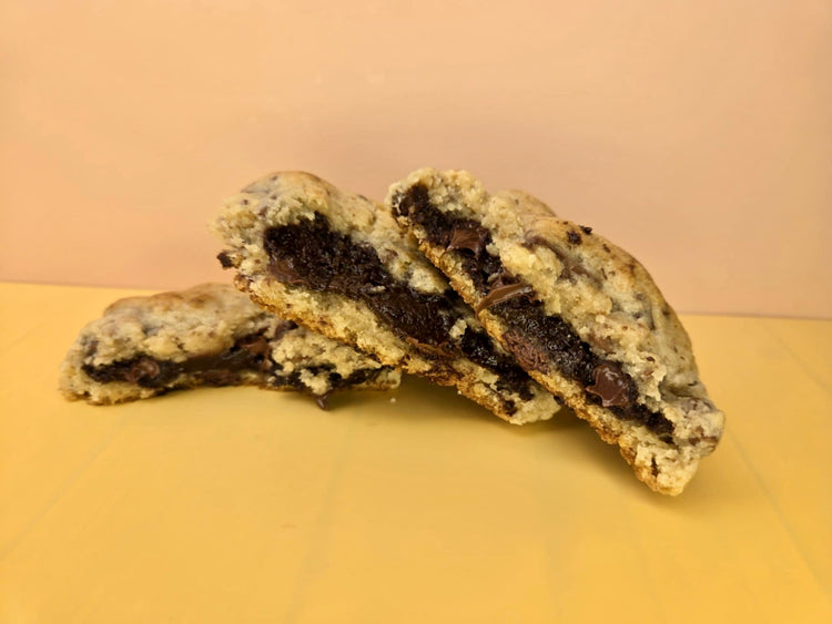 Crownie (Brownie filled chocolate chip cookie)