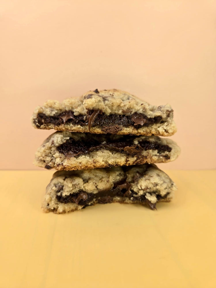 Crownie (Brownie filled chocolate chip cookie)