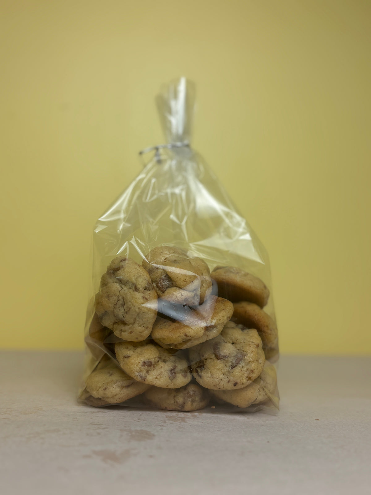 Mini chocolate chip cookie goodie bag