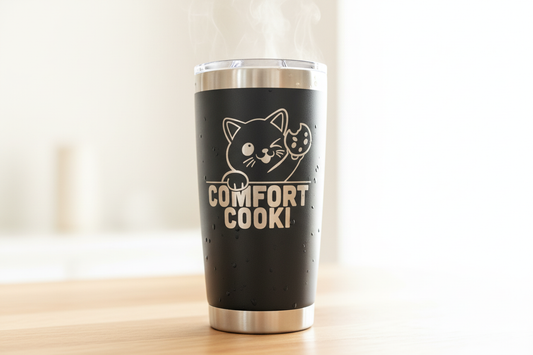 Black Tumbler - Branded