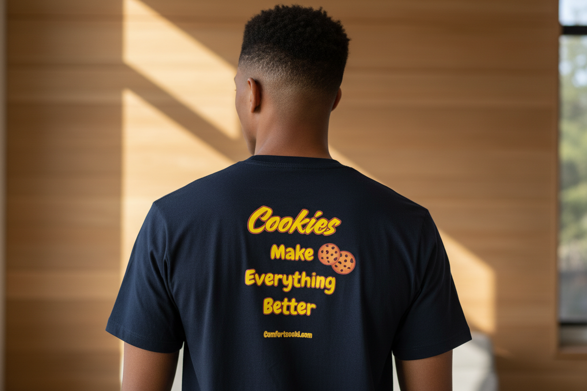 Navy Shirt - Full Back View