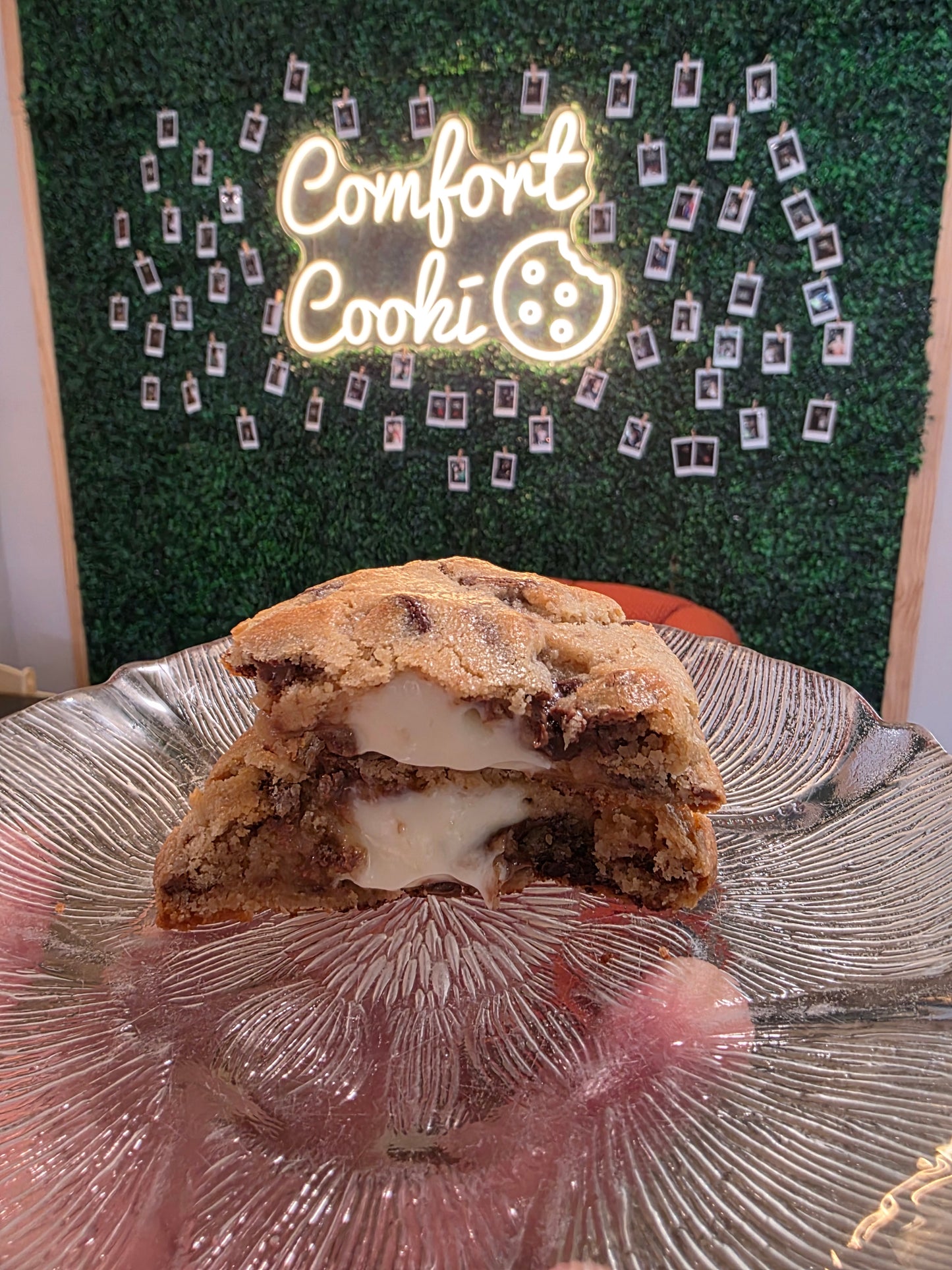 Cheesecake Stuffed Cookie